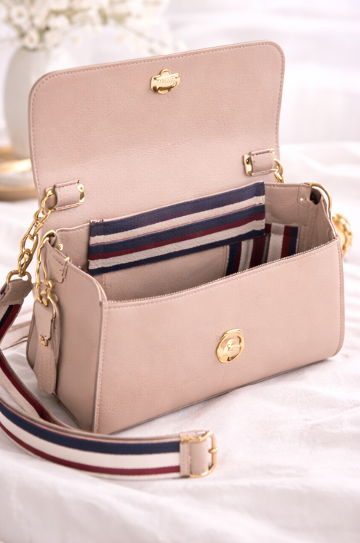 tommy3 Sac Tommy Hilfiger Élégance Beige